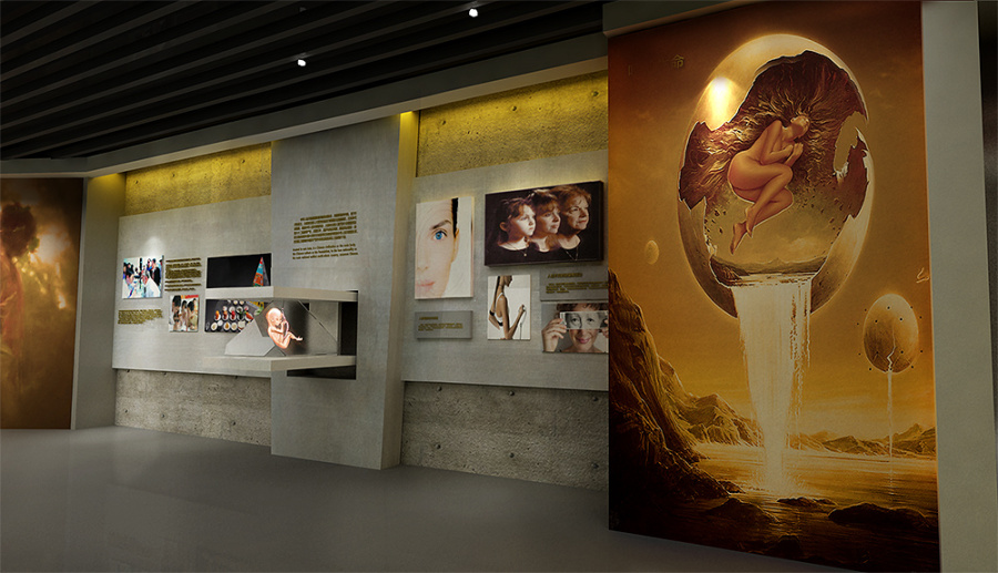 市卫校教育展厅|展示\/橱窗\/店面设计|空间\/建筑