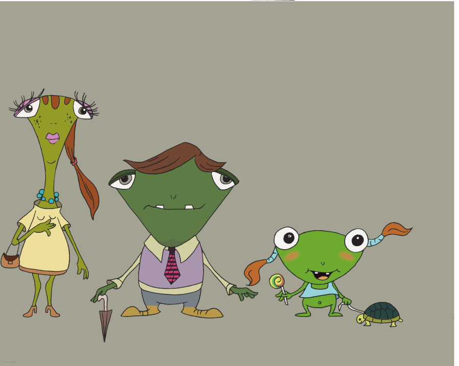 《青蛙也疯狂》角色设计(原创)|二维动画|动漫|