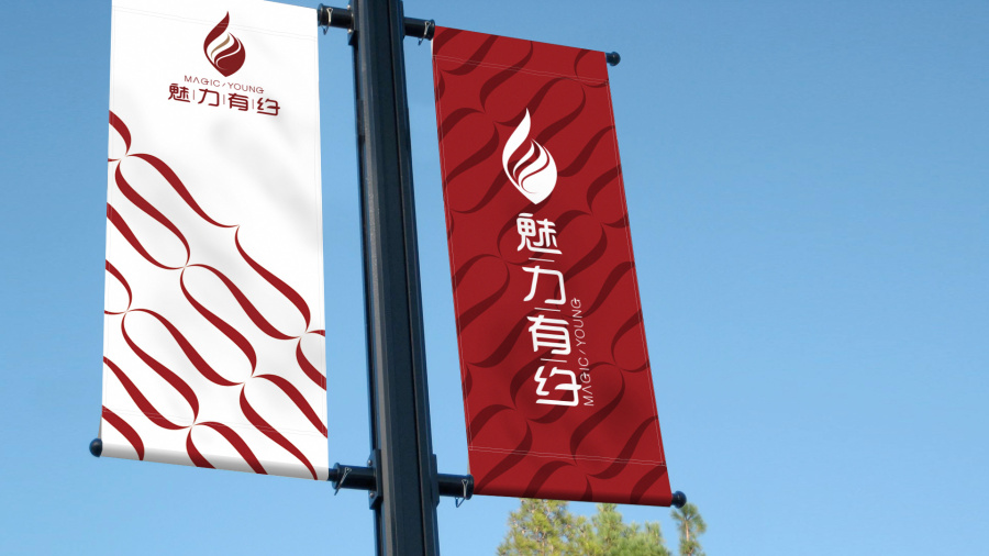 一家美容院的品牌LOGO与VI设计--魅力有约|V