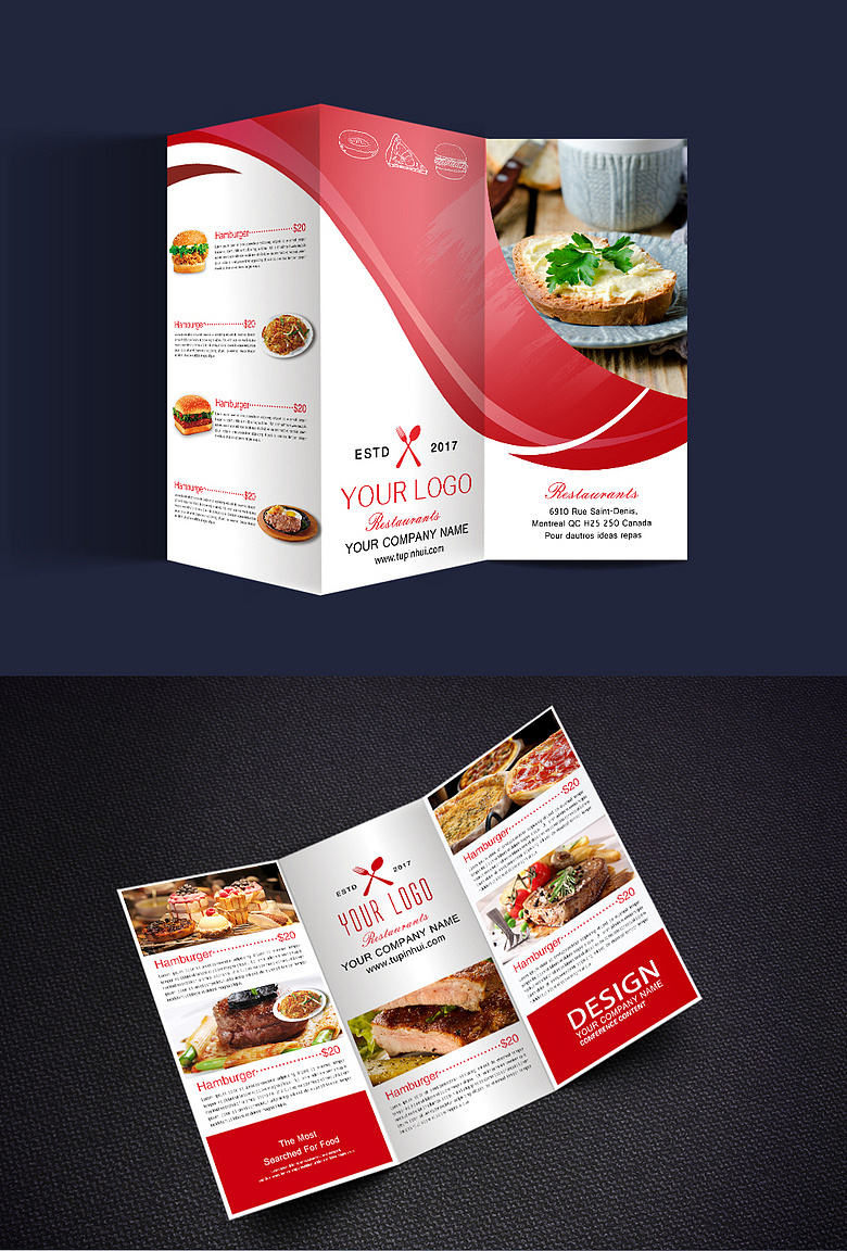 图品汇-西餐三折页源文件下载|平面|宣传品|图品汇 - 原创作品 - 站酷 (ZCOOL)