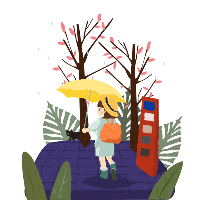 雨#|插画|创作习作|lilili_哩 - 原创作品 - 站酷