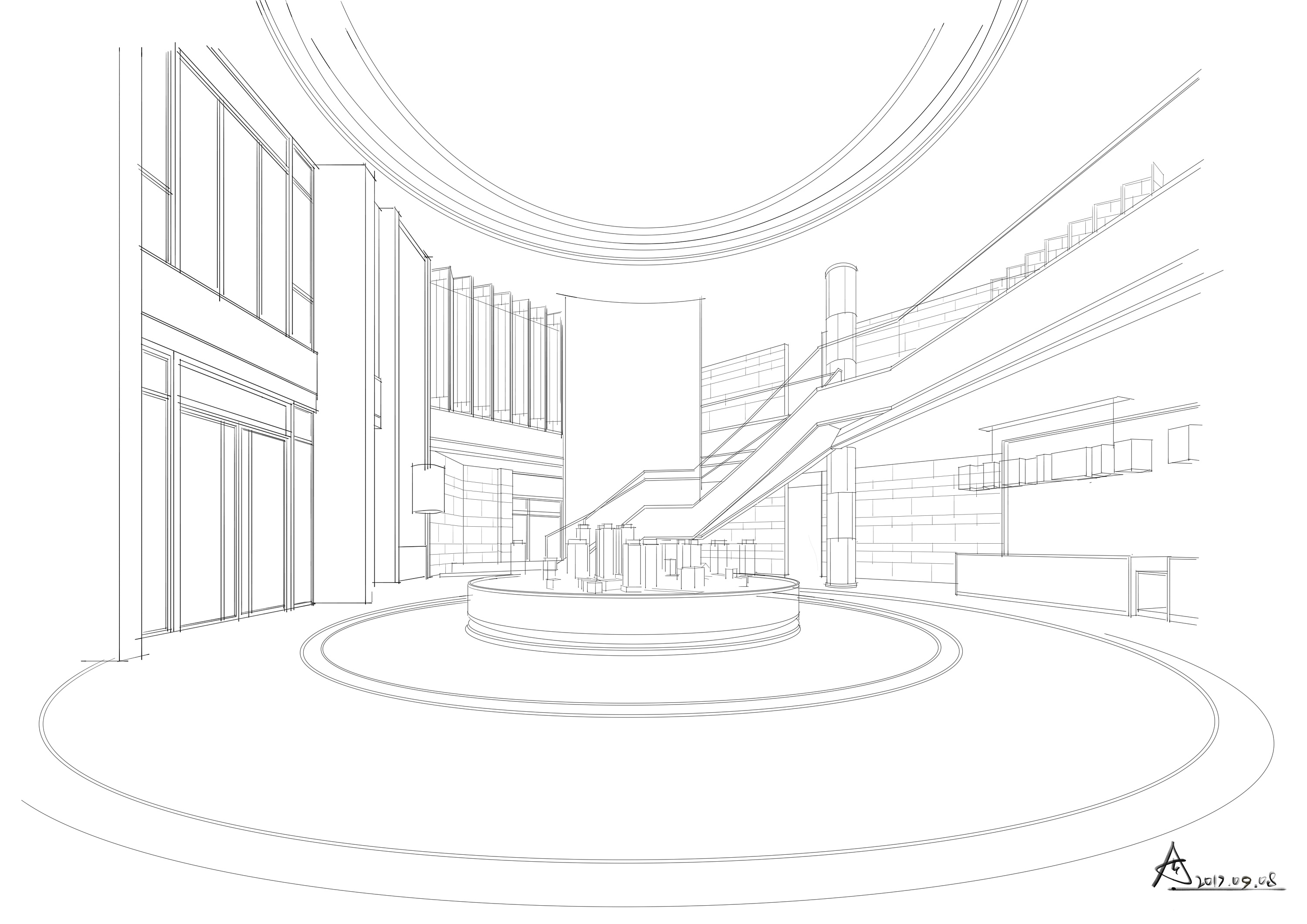 工程图 户型 户型图 简笔画 平面图 手绘 线稿 3000_2121