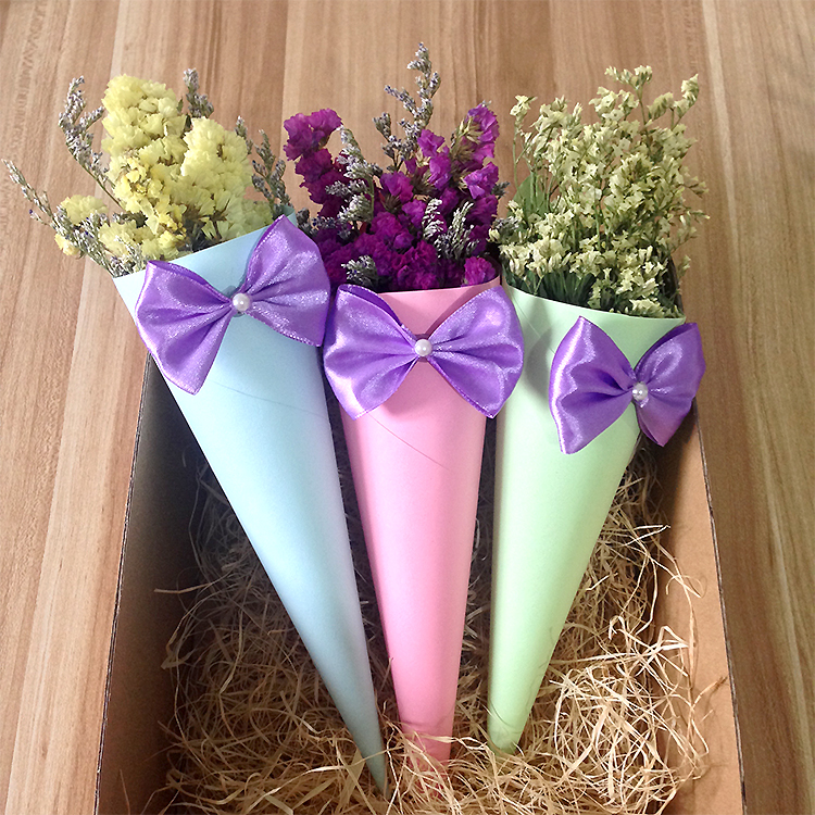 冰淇淋干花花束|其他手工|手工艺|慢步林里 - 原创设计作品 - 站酷 (ZCOOL)