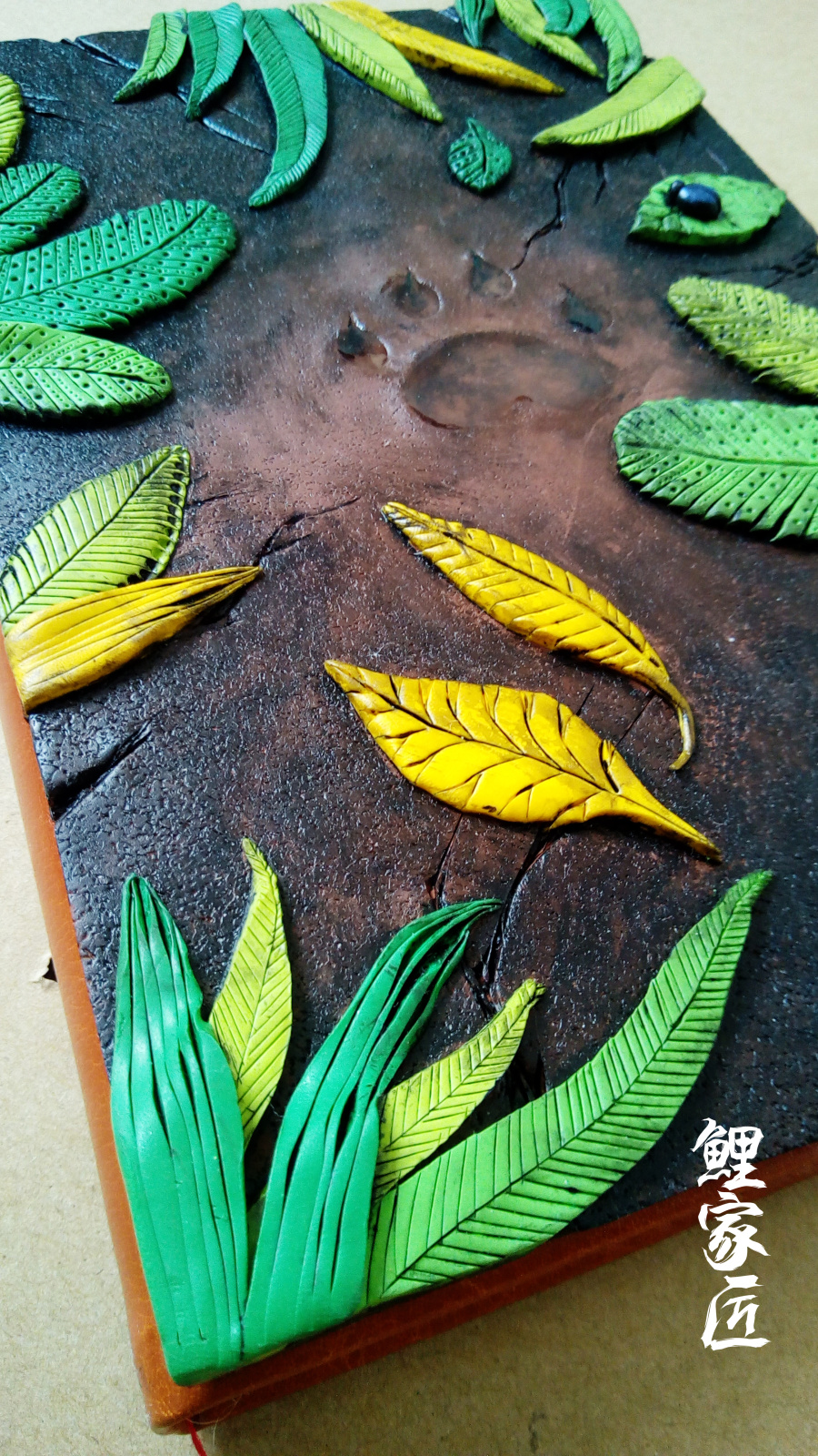 《手办本》软陶手工艺品 可爱狗爪印|工艺品设