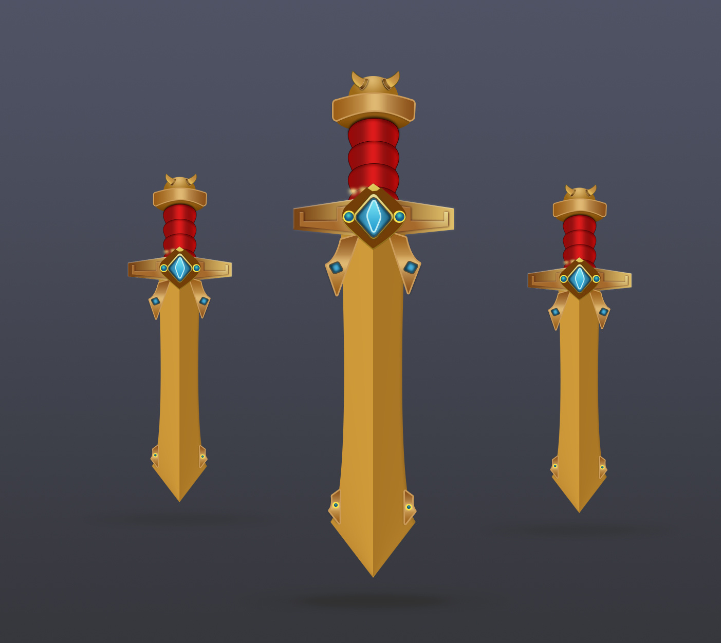 原创“毒龙宝剑”一只,画徽章的时候绘的一只大宝剑!