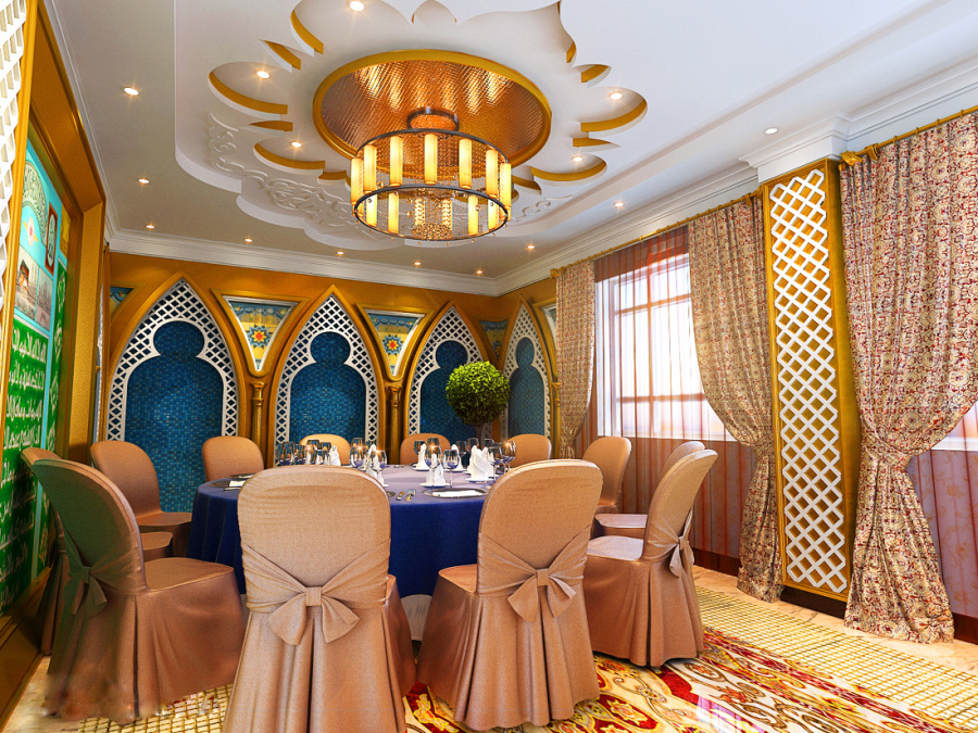 少数民族餐厅设计之回族餐厅装饰装潢-2016年