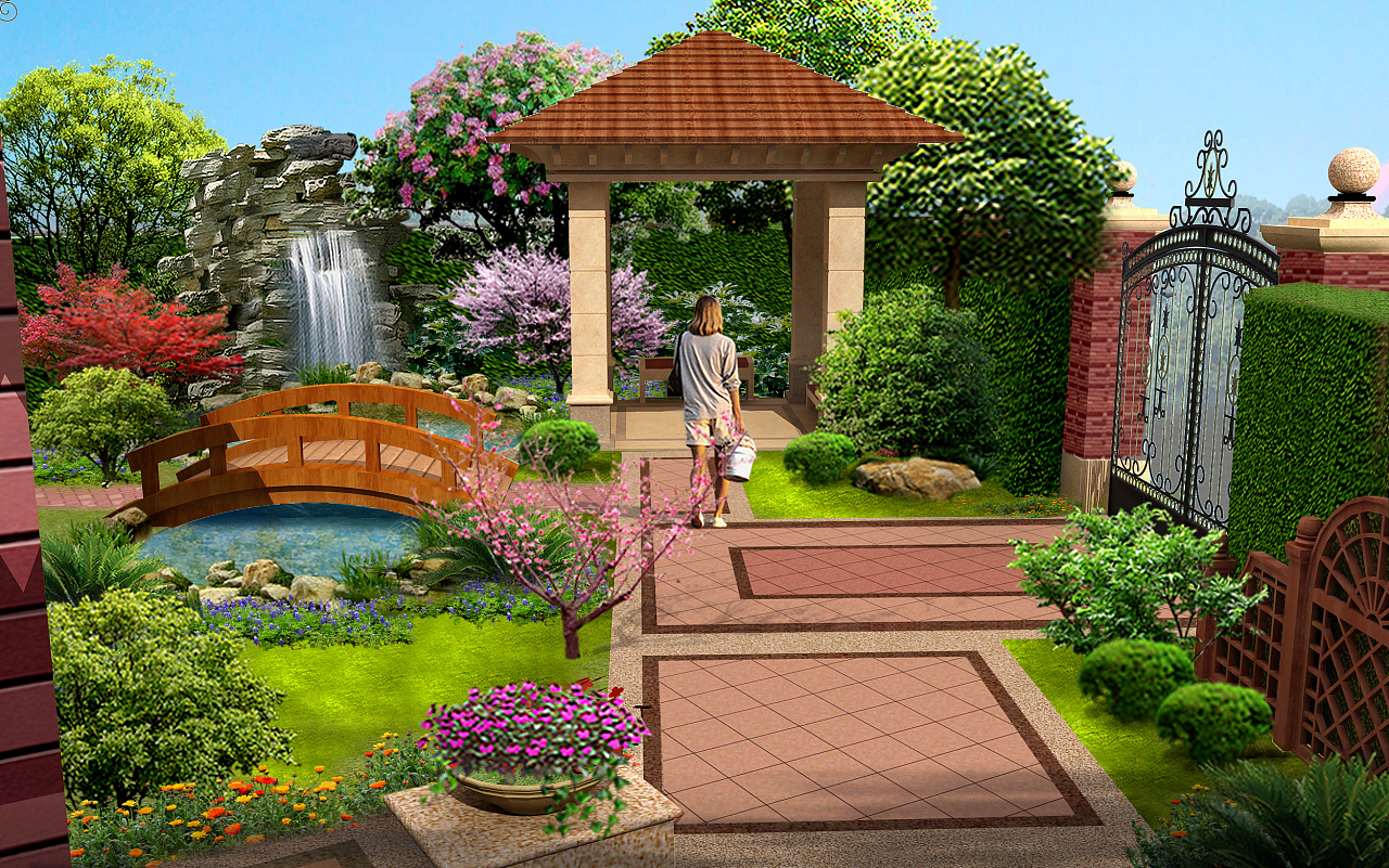 别墅庭院景观设计项目