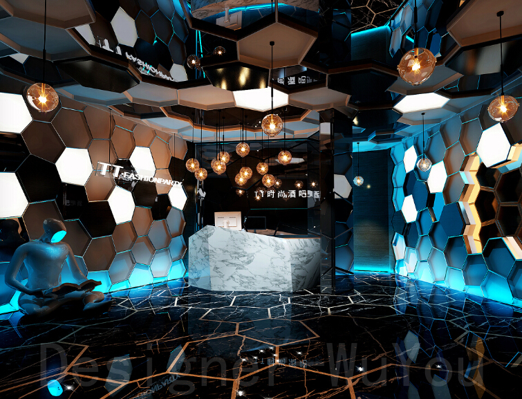 个旧酒吧设计丨TT时尚酒吧设计装修|室内设计