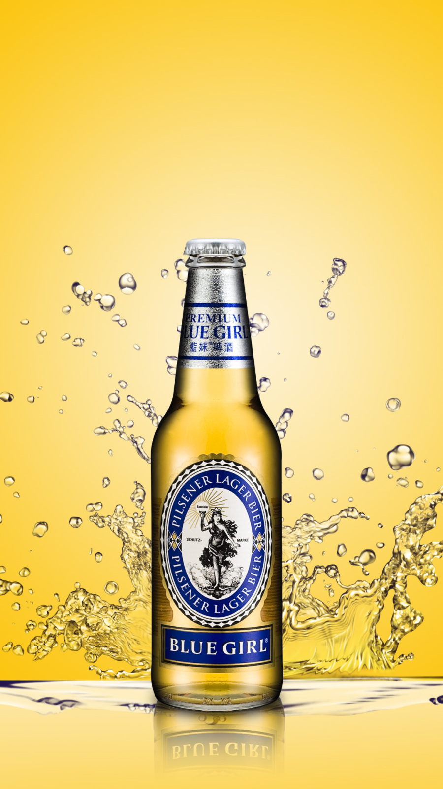 蓝妹啤酒|修图\/后期|摄影|小菜菜ye - 原创设计作