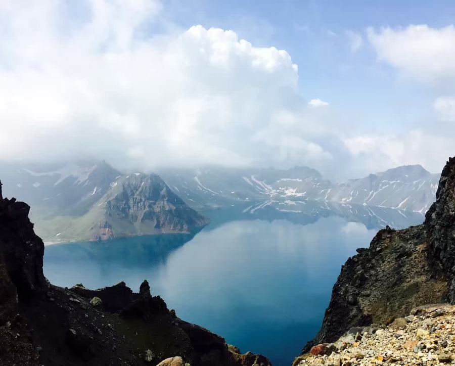 长白山天池|风光|摄影|蹦嘚哩个蹦嘚 - 原创设计