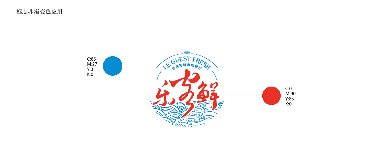 乐客鲜自助餐厅logo设计