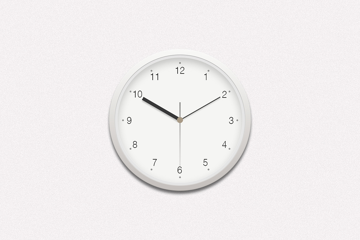 ps制作写实时钟