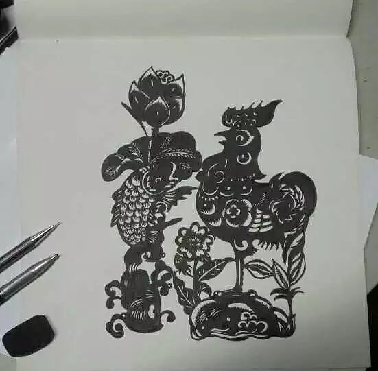 zxb手绘插画黑白水笔画