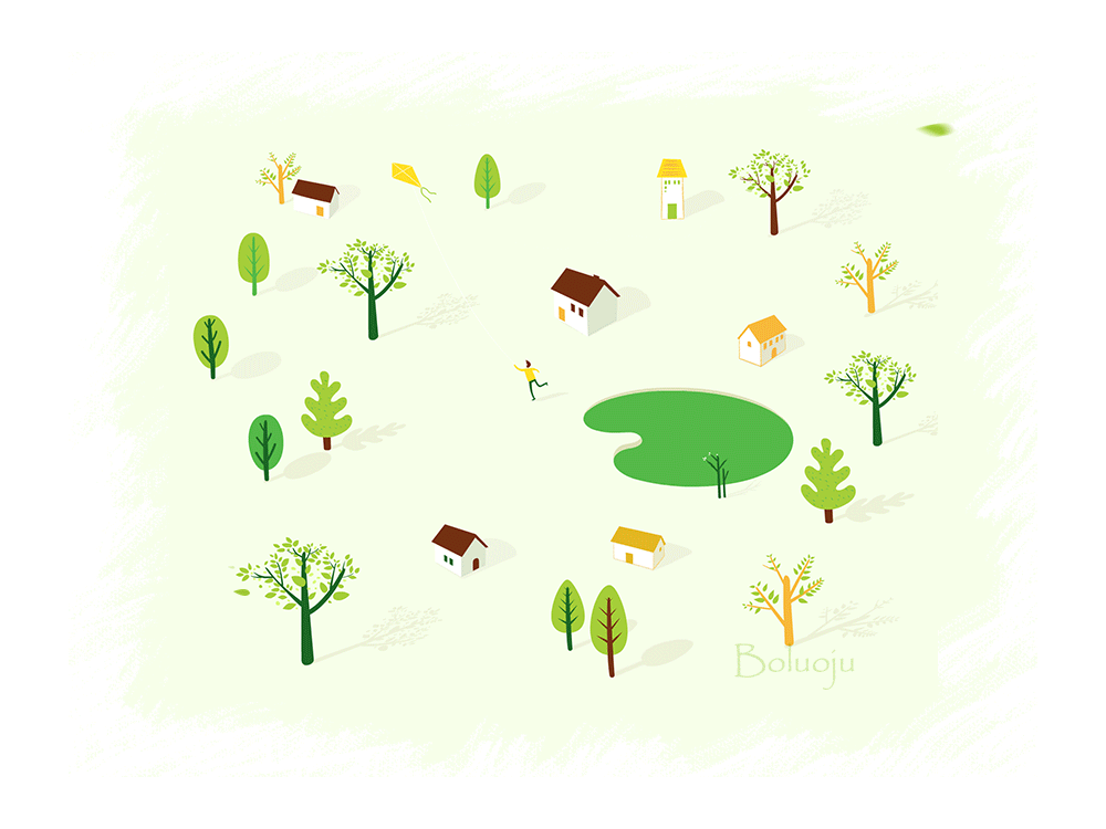 立春|插画|商业插画|boluoju - 原创作品 - 站酷