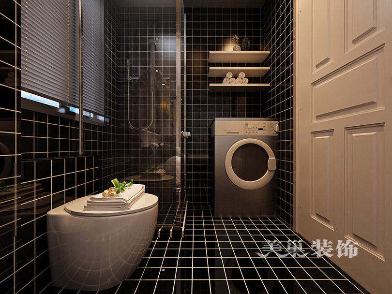 康桥悦岛两室两厅混搭风格装修样板间|室内设