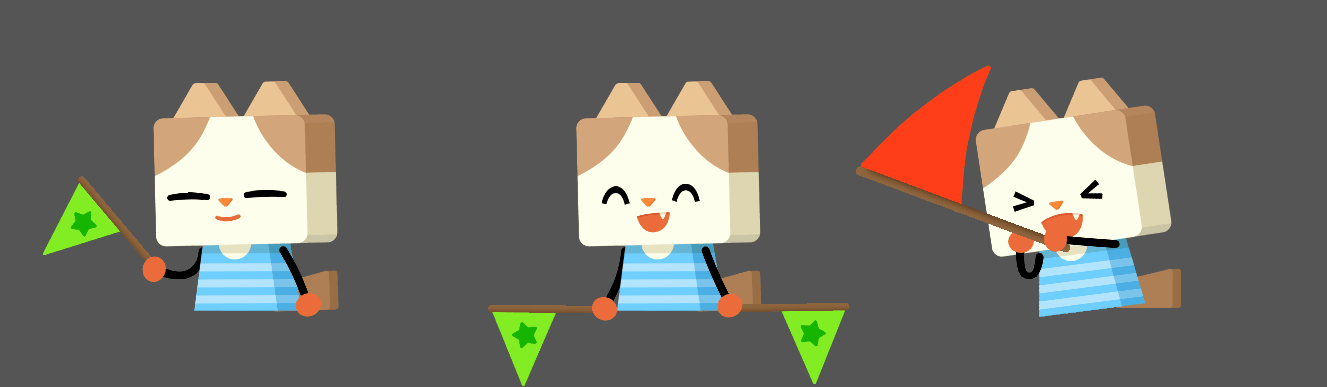 小猫奇奇表情系列spine动画