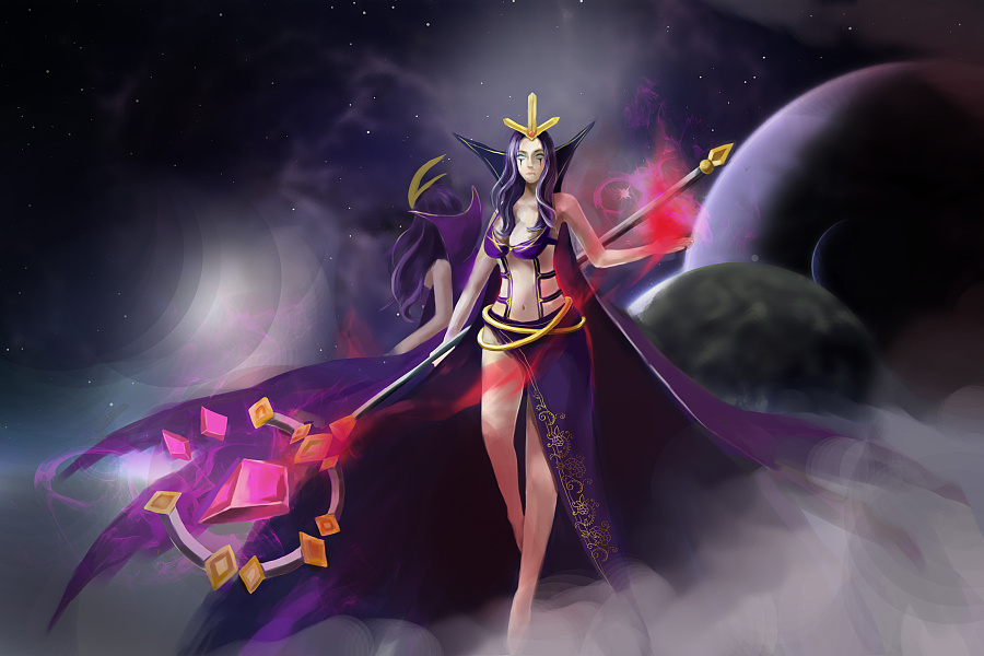 鬼术妖姬乐芙兰|游戏原画|插画|梨衣瑶 - 原创设