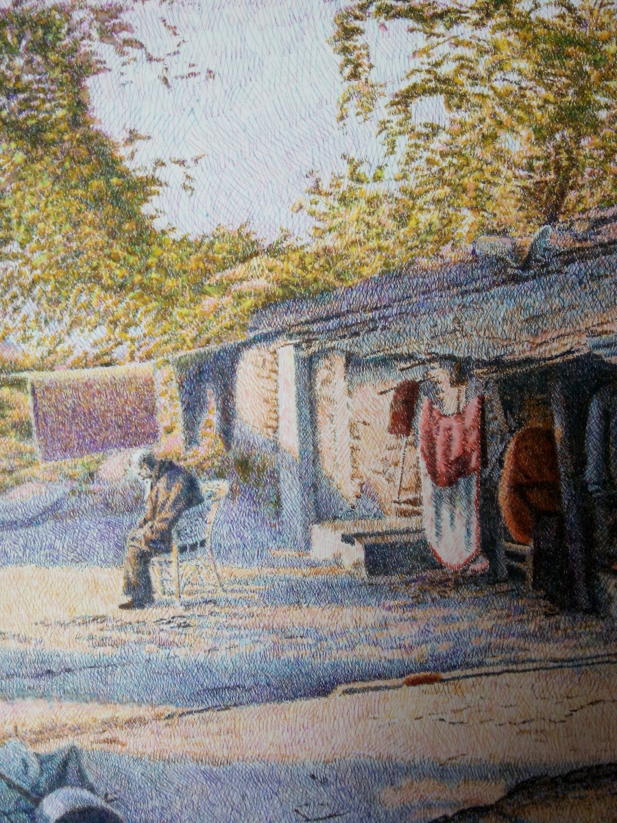 《空巢》|钢笔画|纯艺术|go朱云峰1 - 原创设计