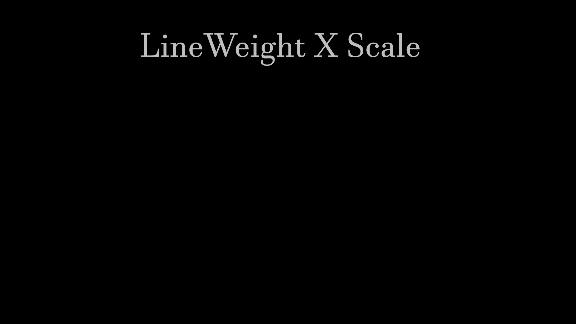 lineweight x scale