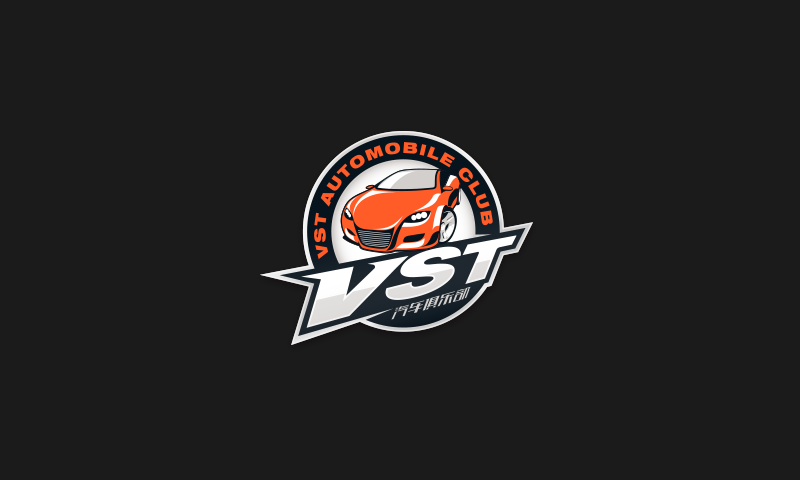 VST汽车俱乐部 - Logo设计|标志|平面|铛辉 - 原