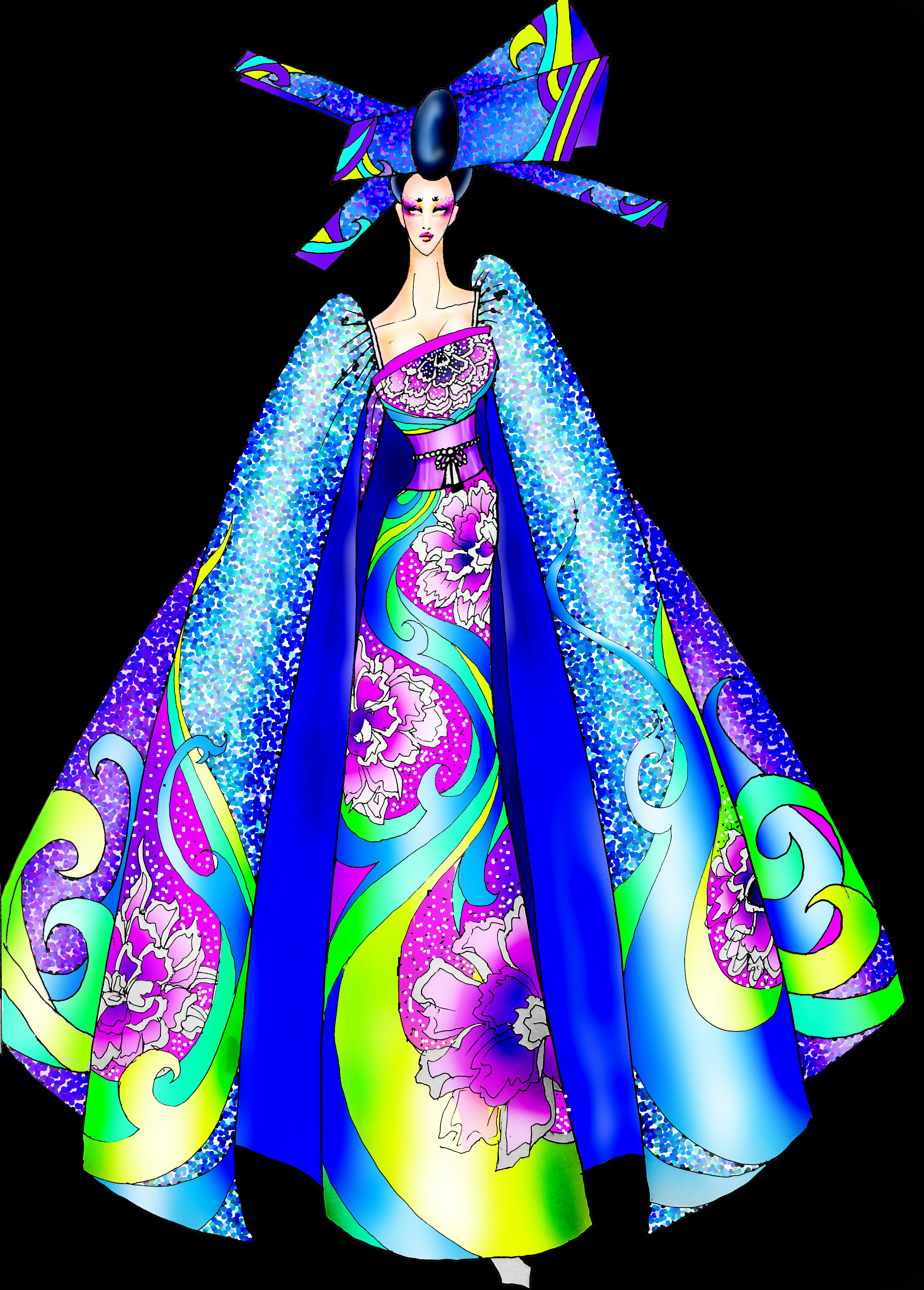 舞台服装设计--(中国元素-1)|服装|其他服装|张亮老师 - 原创作品 - 站酷 (ZCOOL)