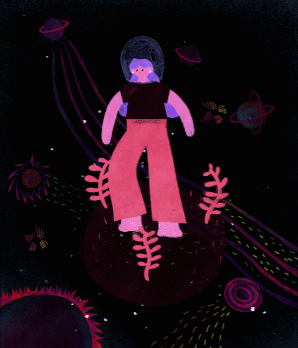 漫步/发呆/冲凉|插画|插画习作|bbambi - 原创作品 -