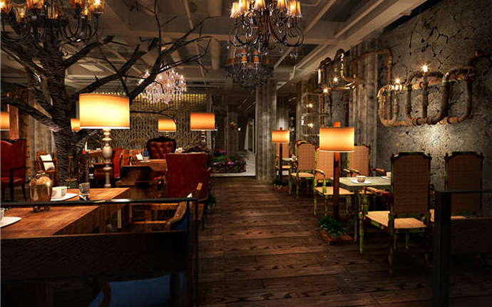 重庆市万州经典咖啡厅——华阳咖啡厅装修|华阳咖啡厅