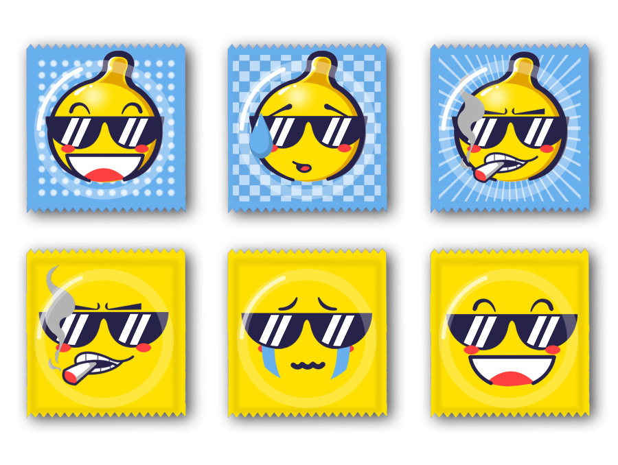 有情有趣 自有一套 杰士邦卡通形象再设计|VI\/C