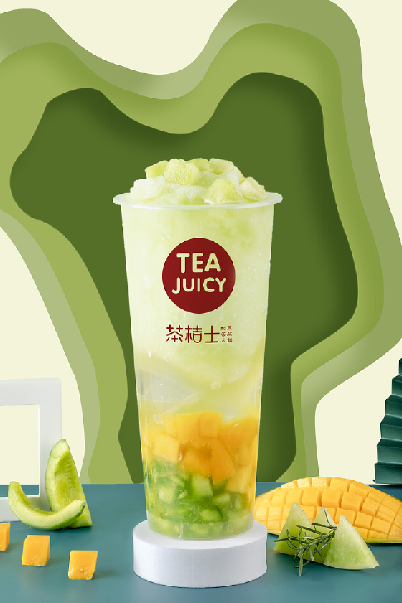 玫珑瓜系列水果茶|新式茶饮