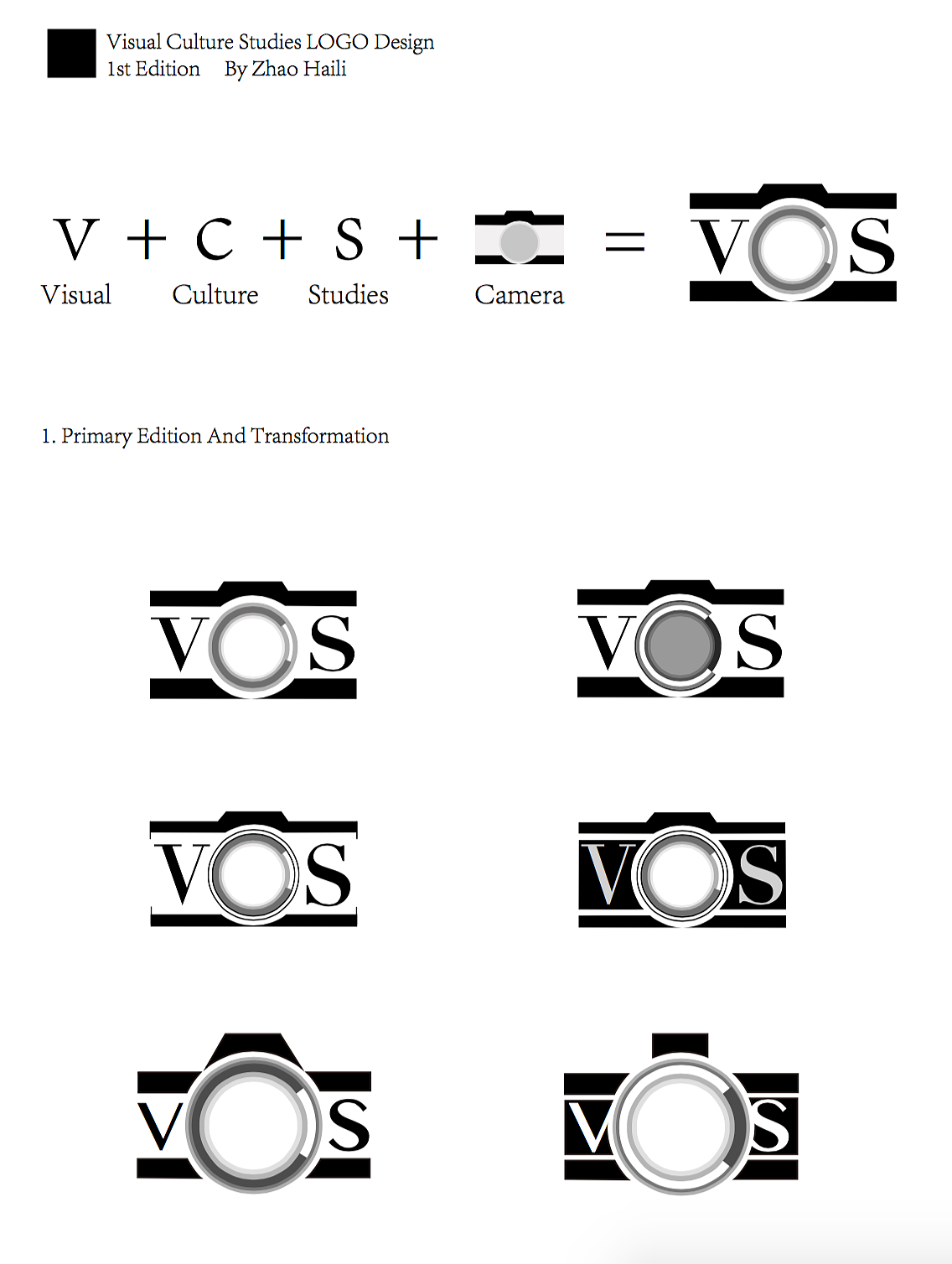 香港中文大学视觉文化研究专业logo设计|平面