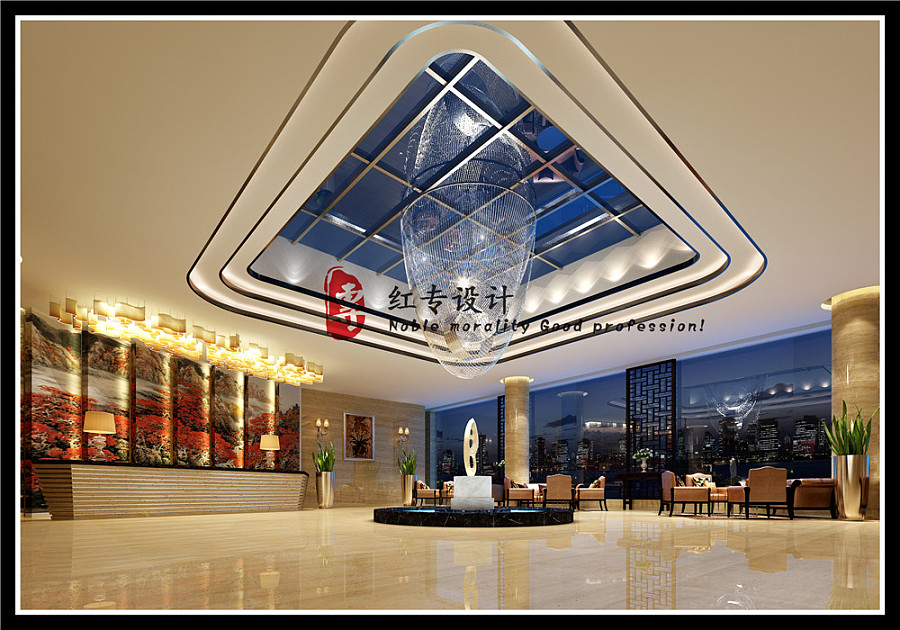 喀什宾馆设计公司_红专设计丨珠峰宾馆|室内设