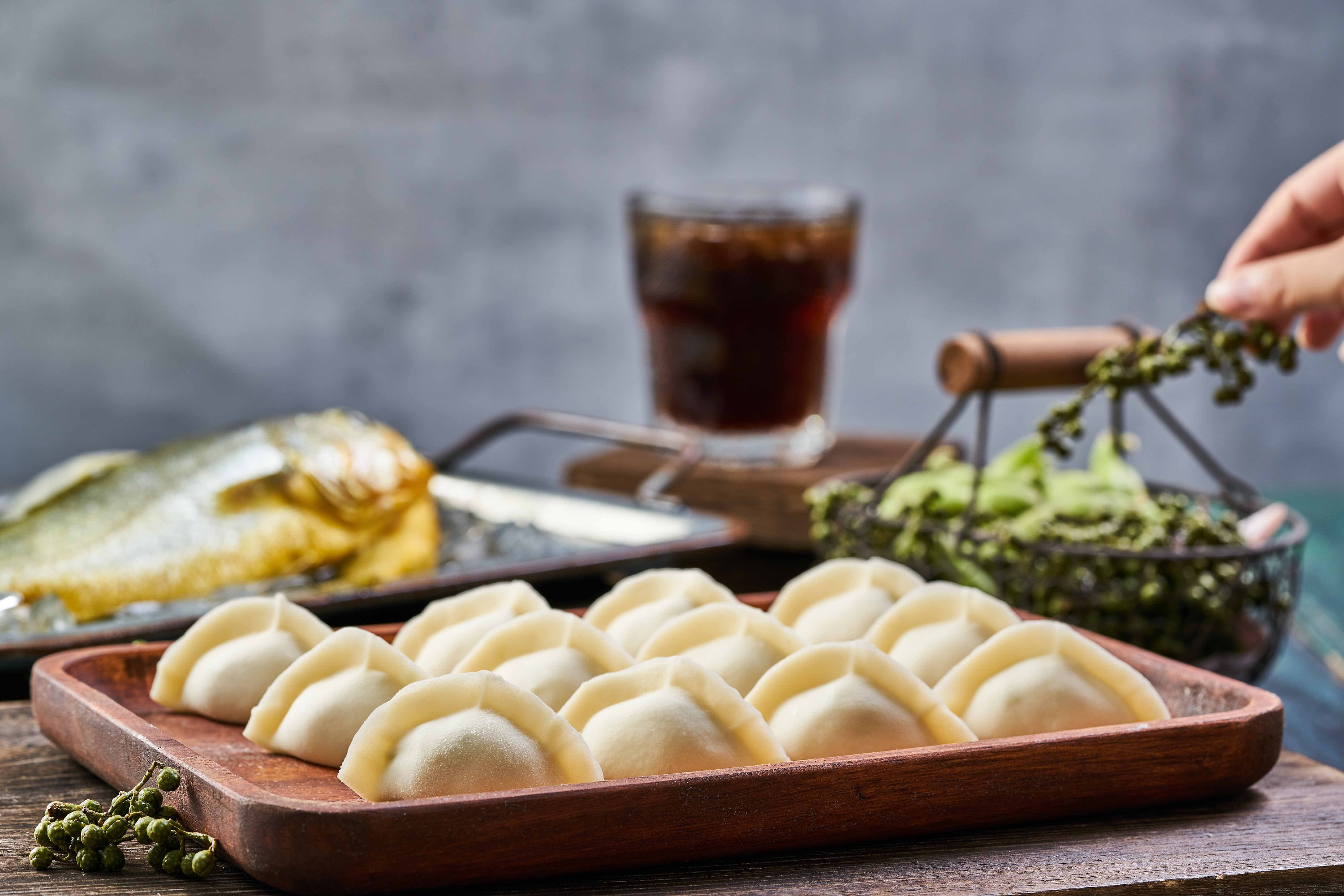 船歌鱼水饺青花椒鱼水饺产品视觉方案