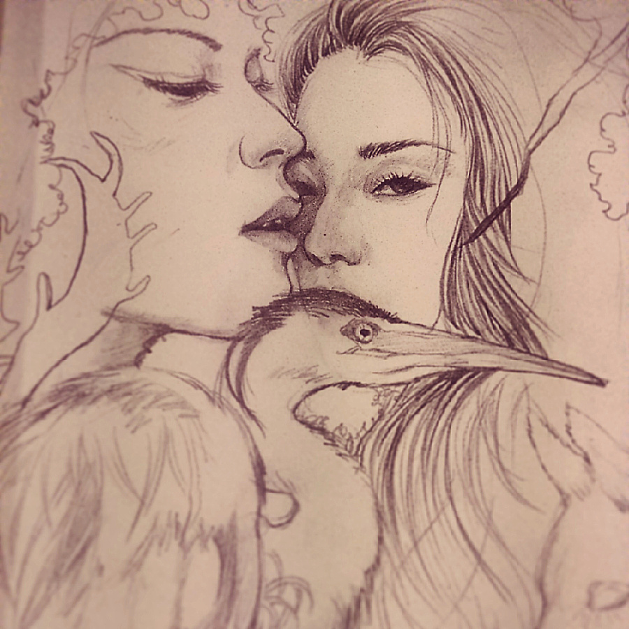 Legendary Love|绘画习作|插画|冒险波利_CPJ