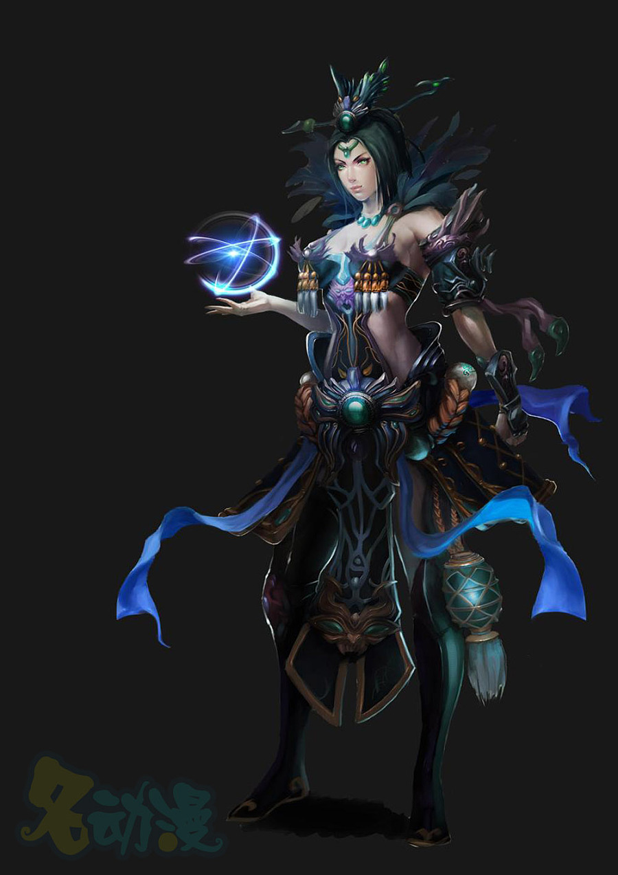 名动漫中国风写实角色原画作品展|游戏原画|插