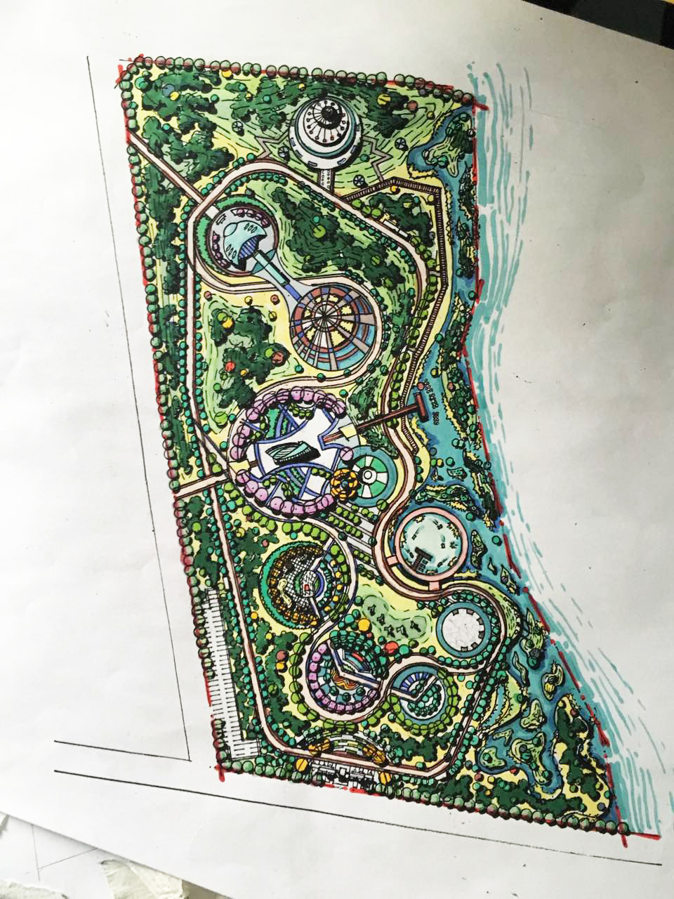 雅鲁河扎兰屯市分段沿河城市公园景观规划设计