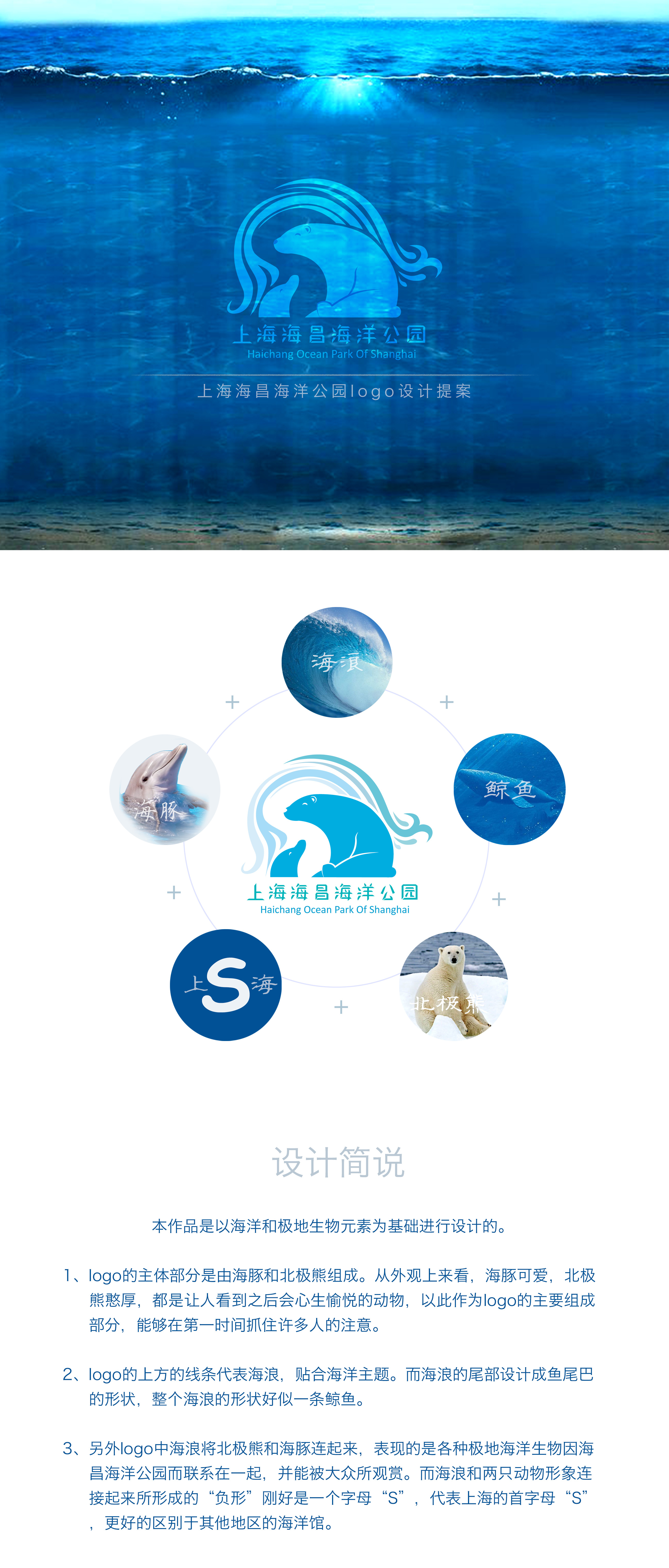 上海海昌极地海洋公园logo设计
