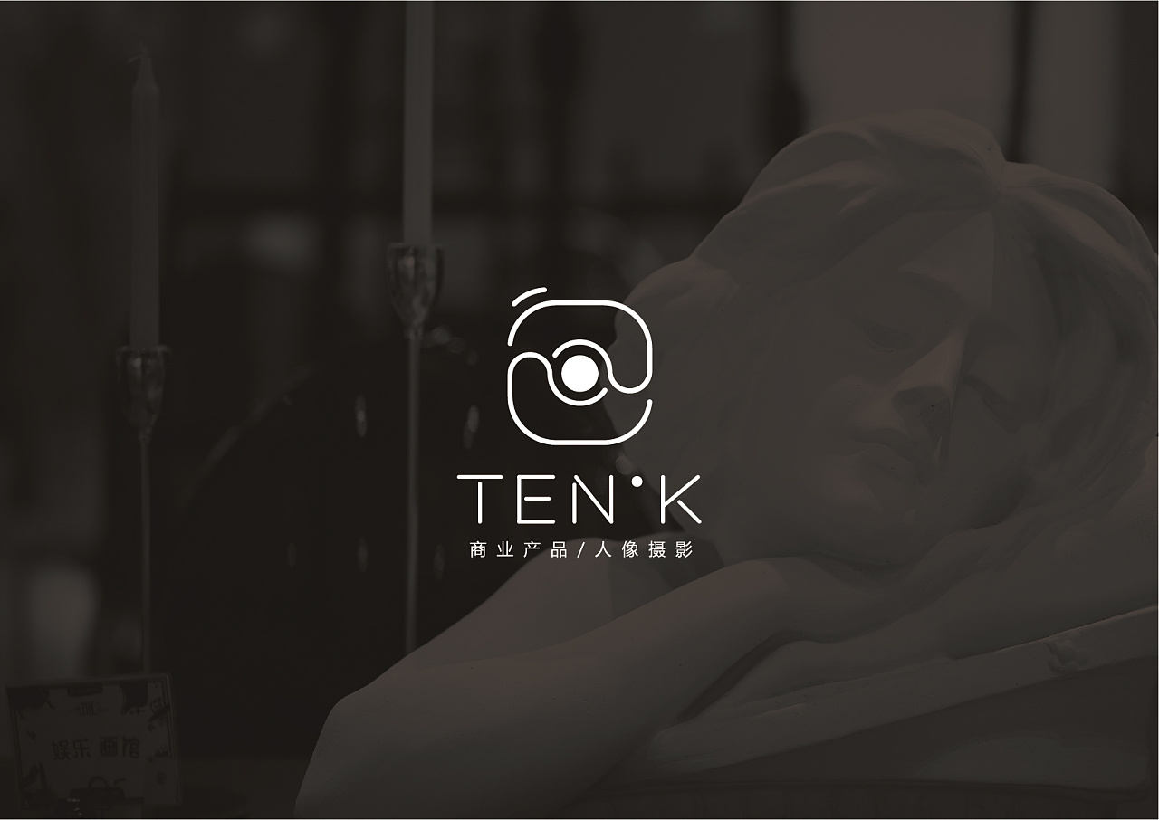 ten k摄影工作室logo设计
