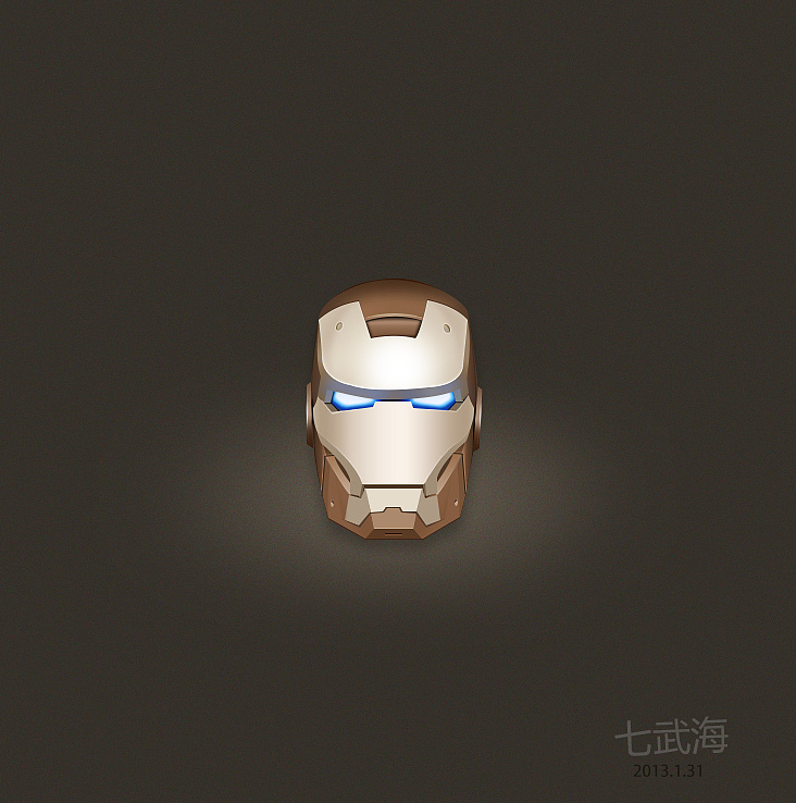 钢铁侠图标一枚