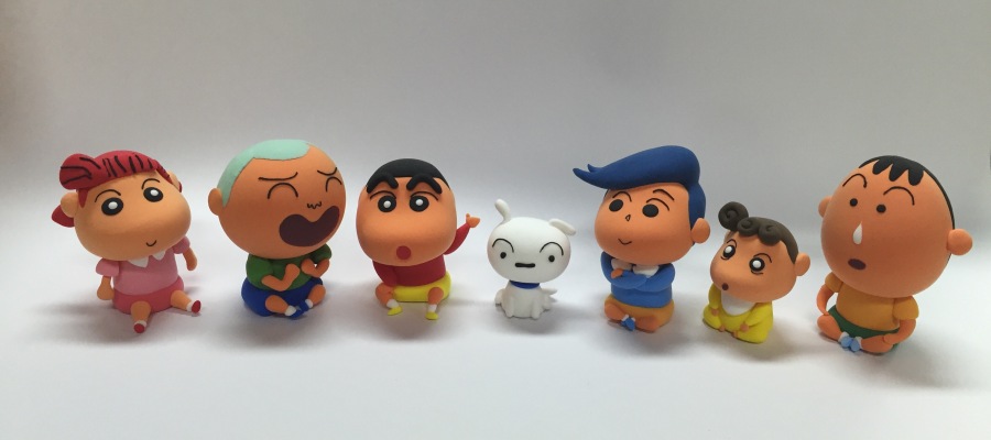 叉烧凡仔蜡笔小新系列教程|手办\/原型|手工艺|叉