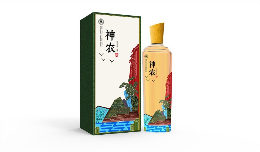 神农皇-黄酒|包装|平面|xcj1022 - 原创设计作品