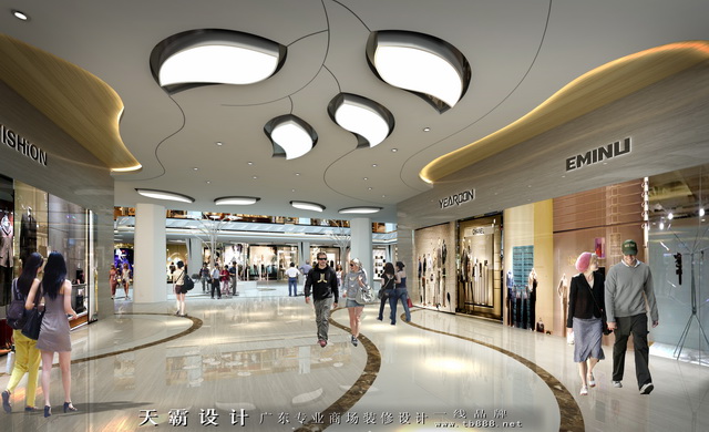 高价值商业空间|购物中心设计效果图|天霸设计