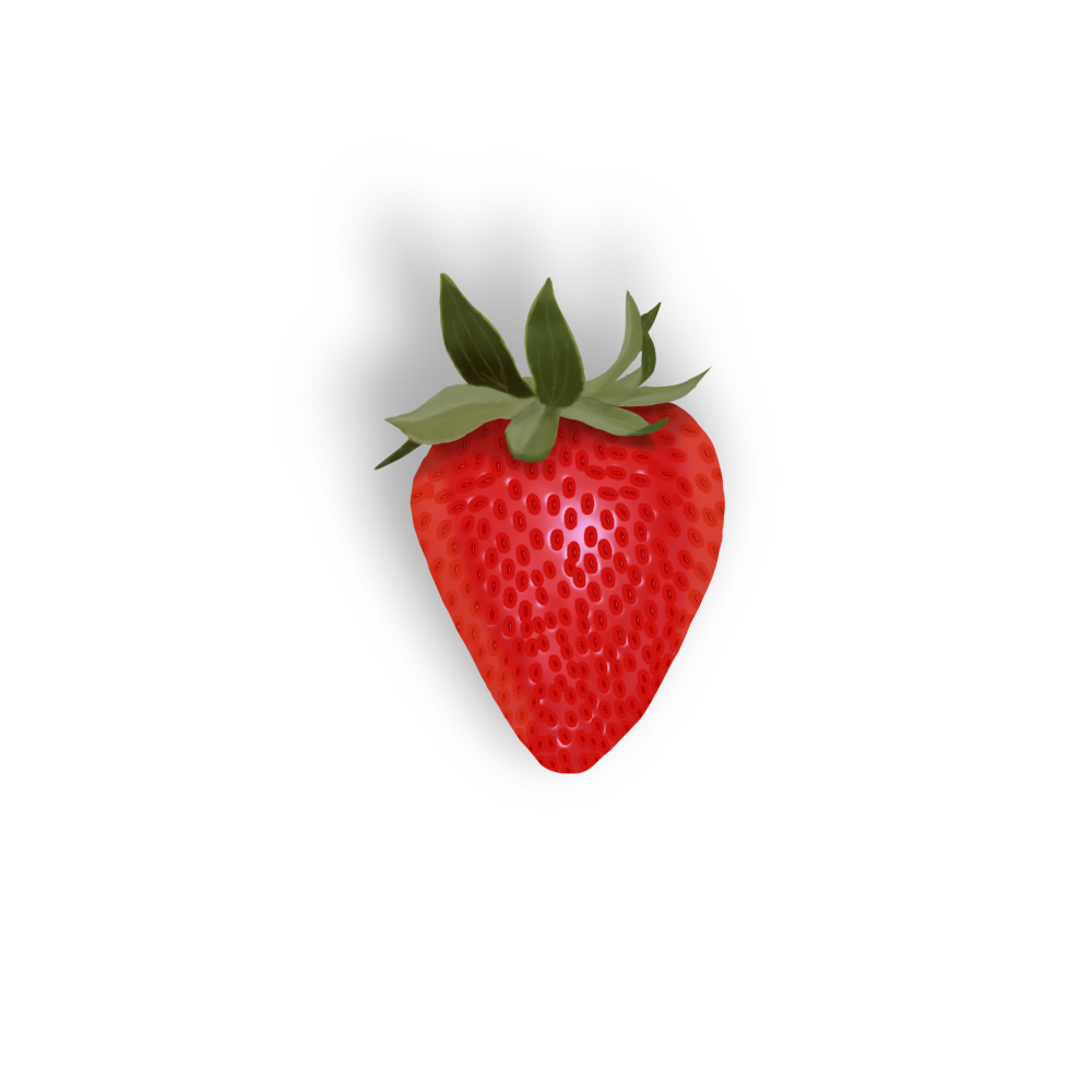 感觉还原度很高的 一颗草莓