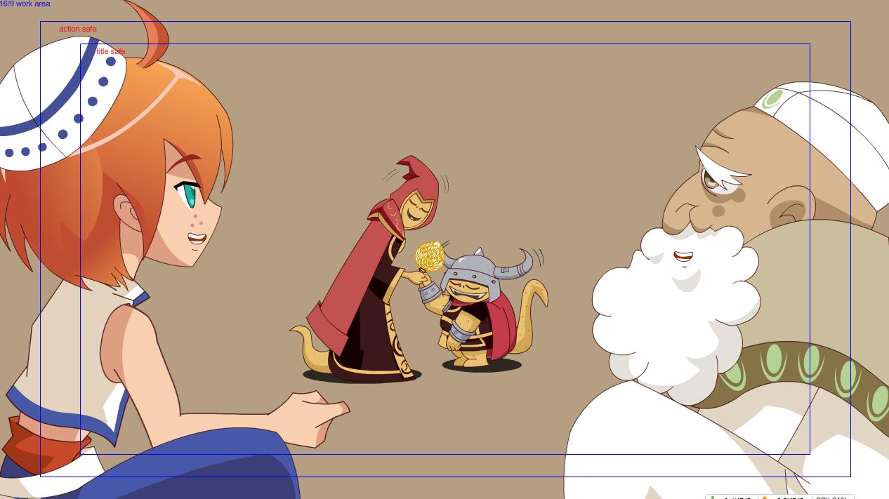 现在在制作的搞笑flash动画,除了勾好线上