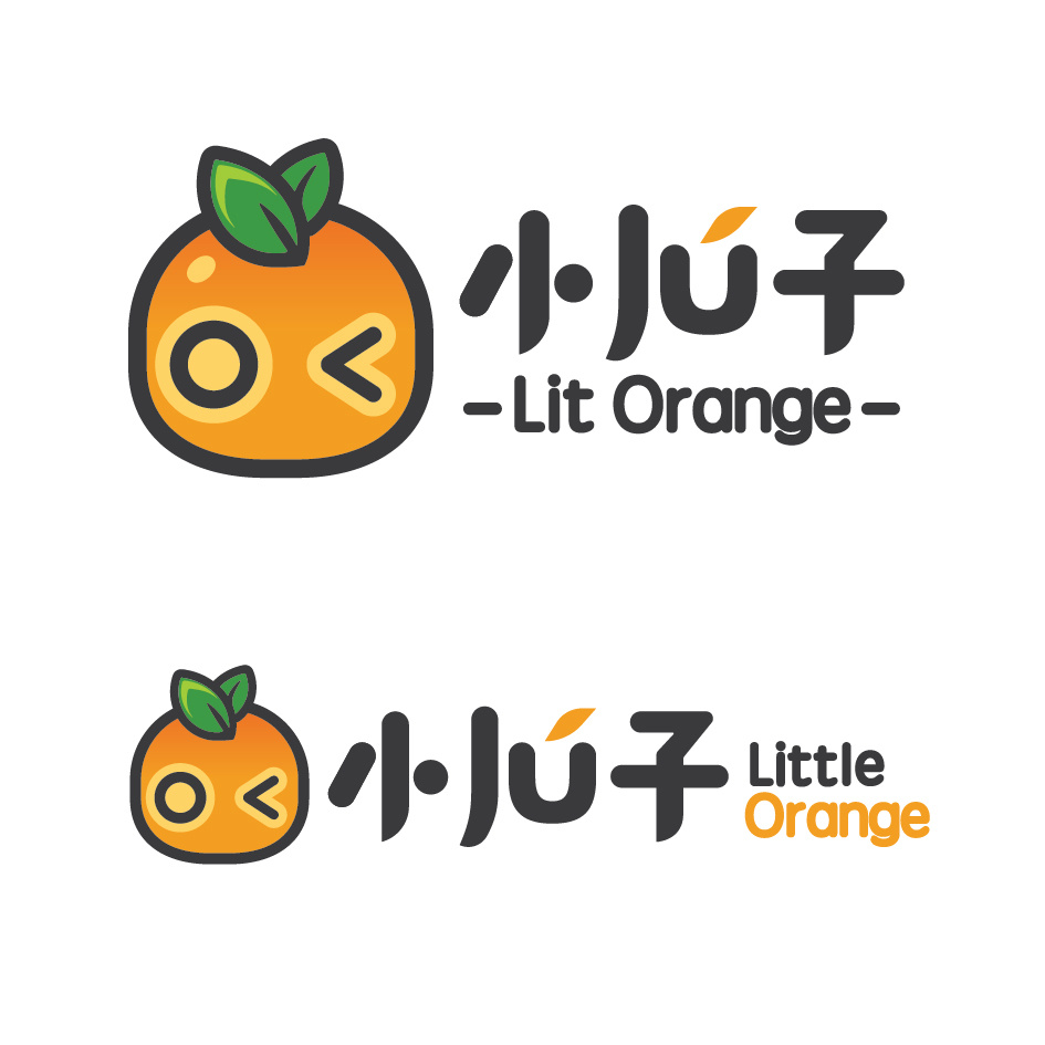 logo设计-小桔子