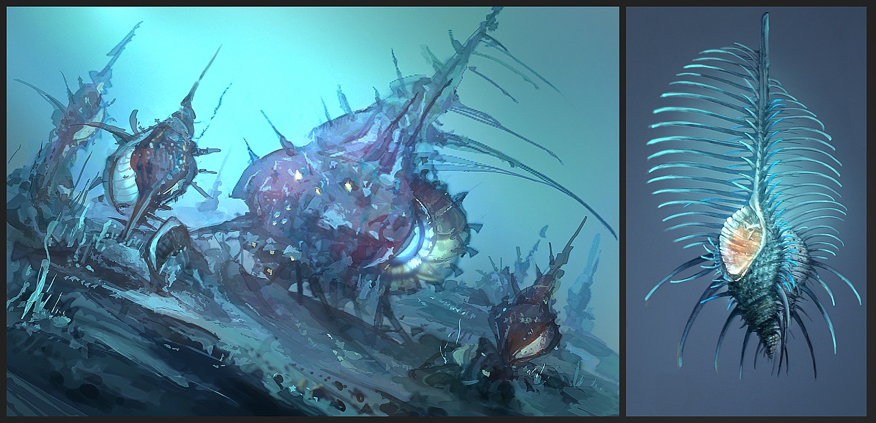 NAMO_《人鱼帝国》场景设定2|插画|商业插画|NAMO张浩 - 原创作品 - 站酷 (ZCOOL)