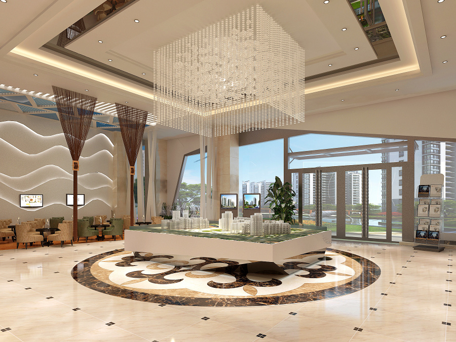 万佳时代国际广场售楼处设计|室内设计|空间\/建