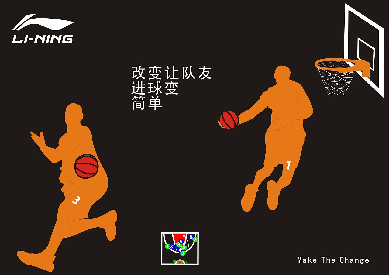 李宁logo的改变 宣传海报