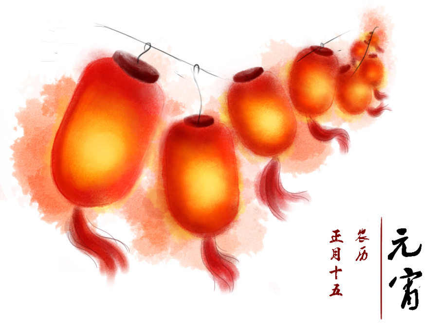 中国传统节日|其他绘画|插画|windsonglis - 原创