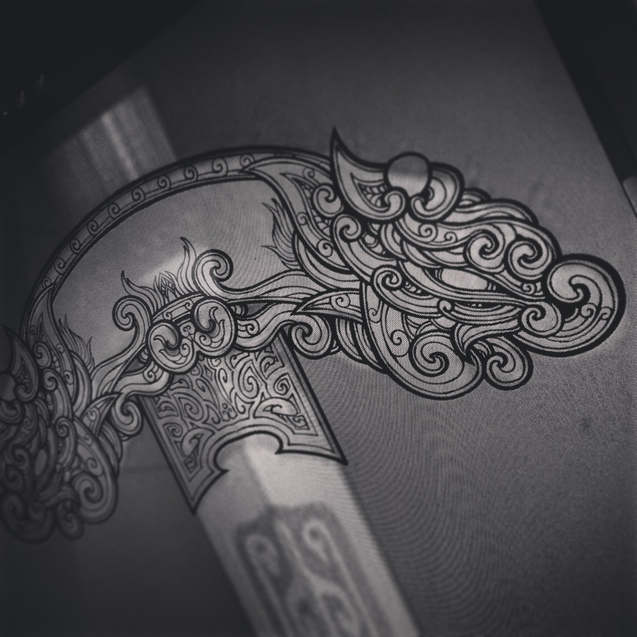 青冥剑|绘画习作|插画|小咪多 - 原创设计作品 - 