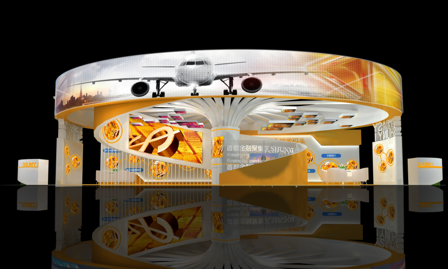 京交会顺义展台|展览|三维|xinliuzheng - 原创设